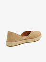 Ojju Svetlohnedé dámske semišové espadrilky OJJU
