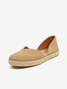 Ojju Svetlohnedé dámske semišové espadrilky OJJU