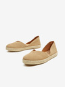 Ojju Svetlohnedé dámske semišové espadrilky OJJU