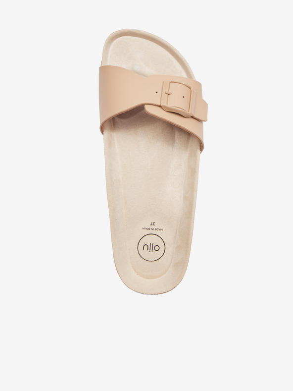 Ojju Béžové dámske papuče OJJU