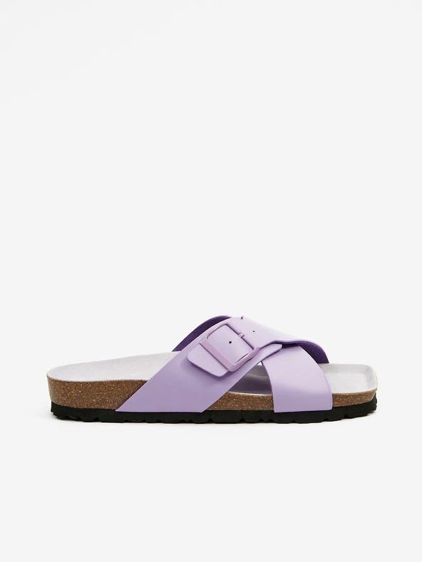 Ojju Svetlofialové dámske papuče OJJU