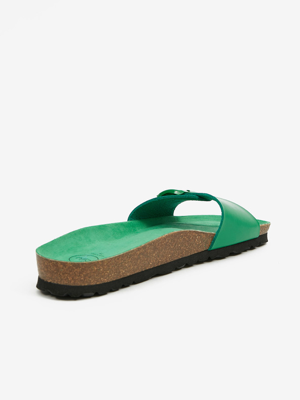 Ojju Zelené dámske papuče OJJU