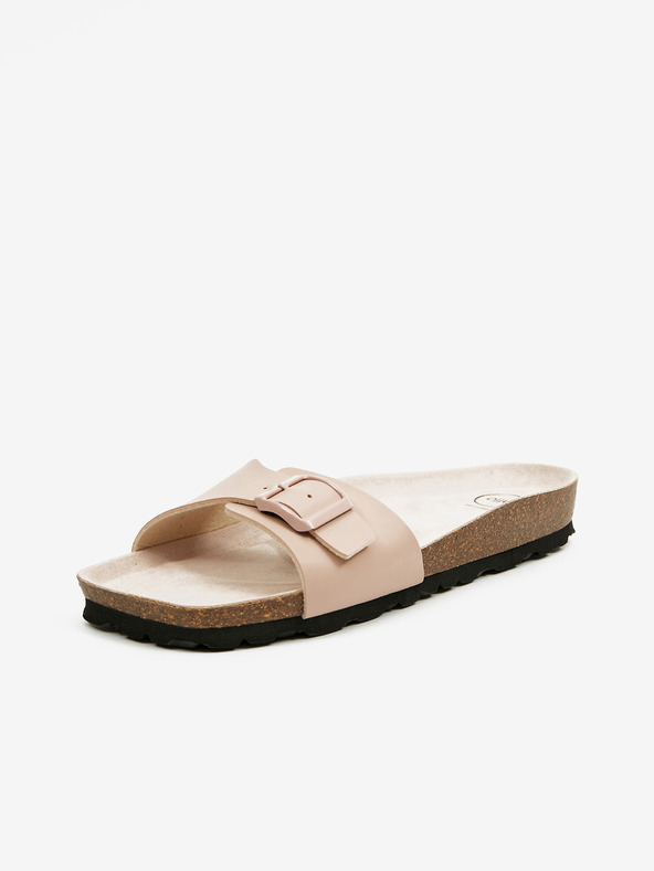 Ojju Svetloružové dámske papuče OJJU