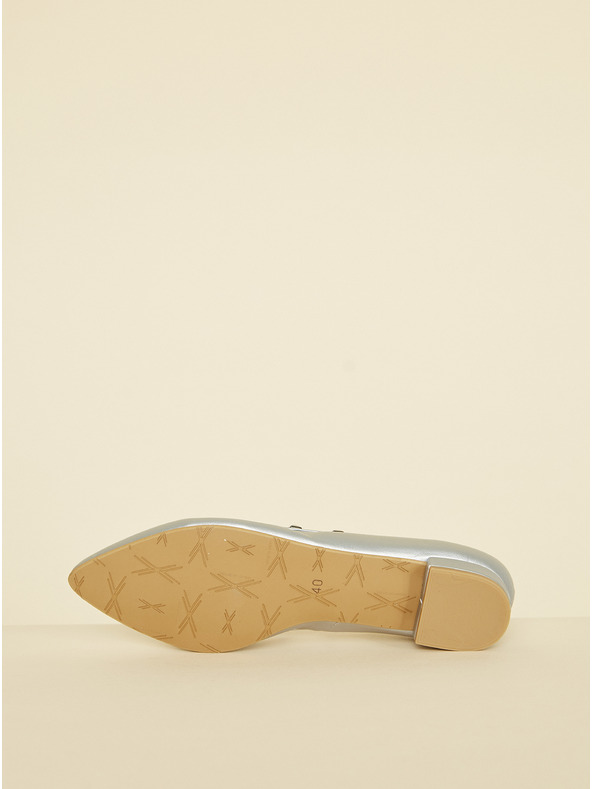 Ojju Balerínky v striebornej farbe OJJU