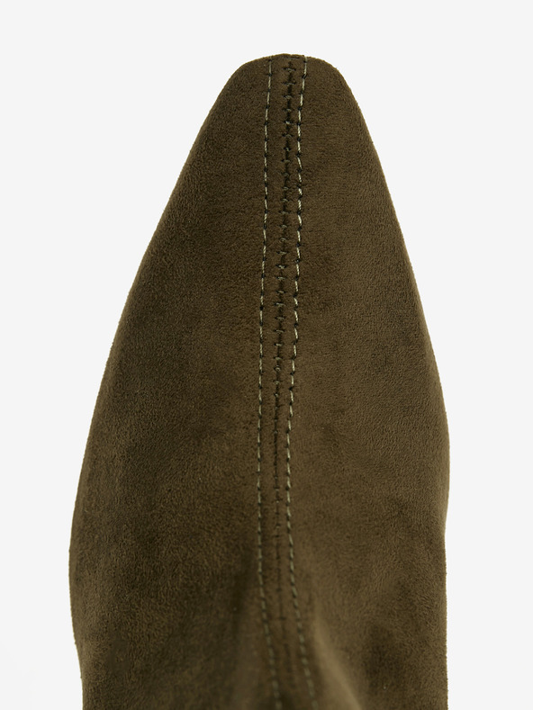Ojju Khaki členkové topánky v semišovej úprave OJJU