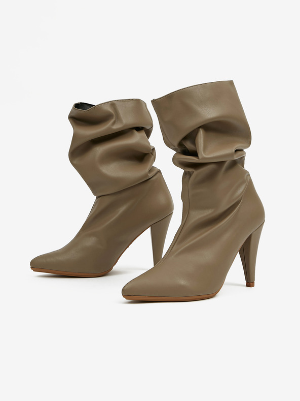 Ojju Béžové nízke čižmy OJJU