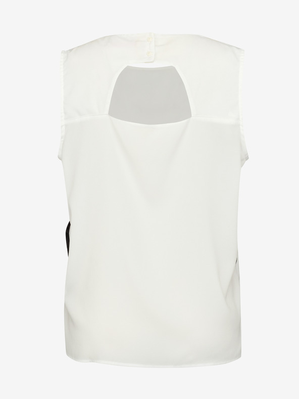 CAMAIEU Biela dámska blúzka CAMAIEU