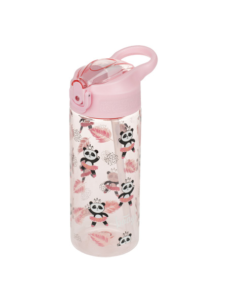 BAAGL  BAAGL Tritánová fľaša na pitie s slamkou Panda 500 ml