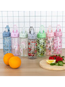 BAAGL  BAAGL Tritánová fľaša na pitie s slamkou Rainbow Unicorn 500 ml