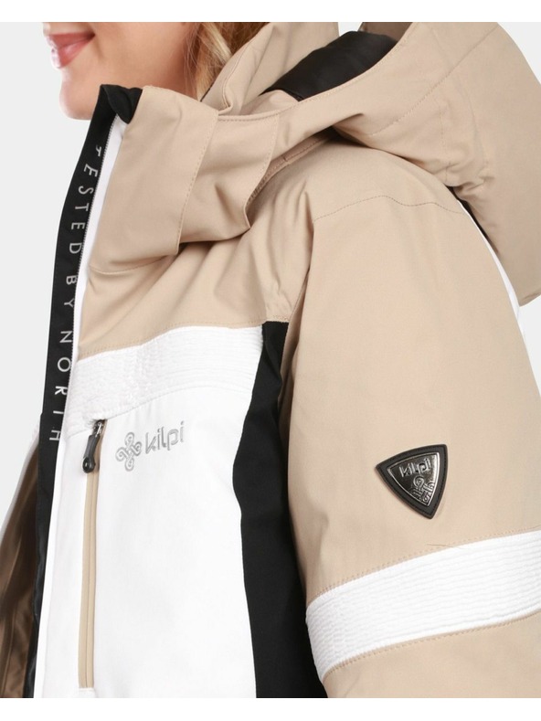 Kilpi Dámska lyžiarska bunda Kilpi VALERA-W Béžová