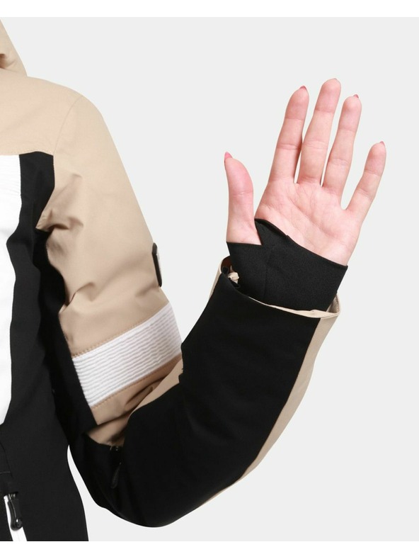 Kilpi Dámska lyžiarska bunda Kilpi VALERA-W Béžová