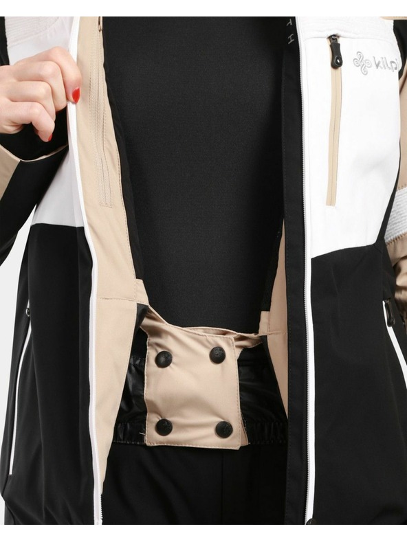 Kilpi Dámska lyžiarska bunda Kilpi VALERA-W Béžová