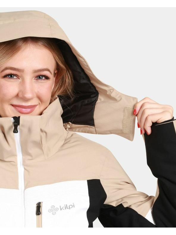 Kilpi Dámska lyžiarska bunda Kilpi VALERA-W Béžová