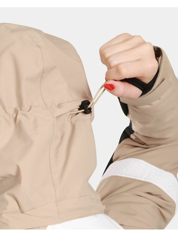 Kilpi Dámska lyžiarska bunda Kilpi VALERA-W Béžová