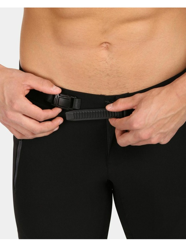 Kilpi Pánske cyklistické šortky Kilpi HIXON-M 2v1 pre horskú cyklistiku Čierna