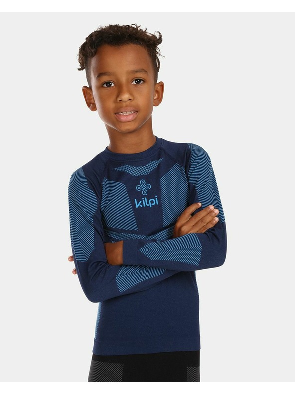 Kilpi Chlapčenské termo tričko Kilpi NATHAN-JB tmavomodré