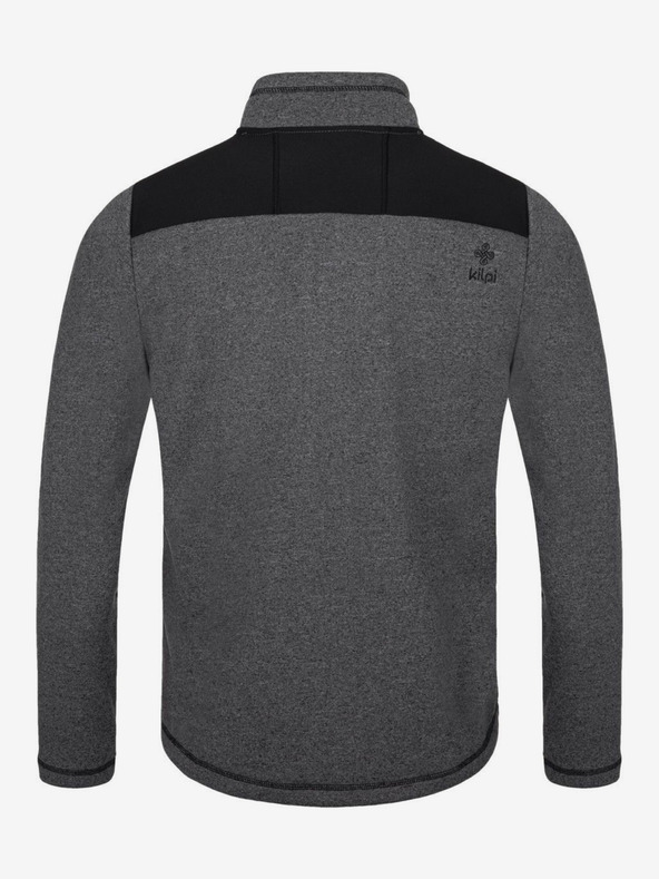 Kilpi Tmavosivý pánsky flísový sveter Kilpi REGIN-M