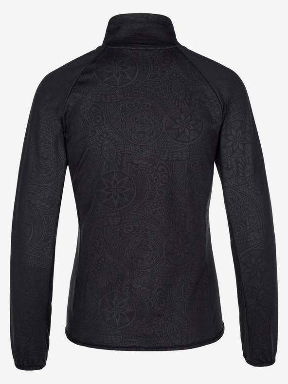 Kilpi Čierna dámska športová mikina s kapucňou KILPI JUNIE