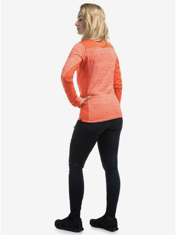 Kilpi Oranžová dámska funkčná žíhaná mikina Kilpi ERIN-W