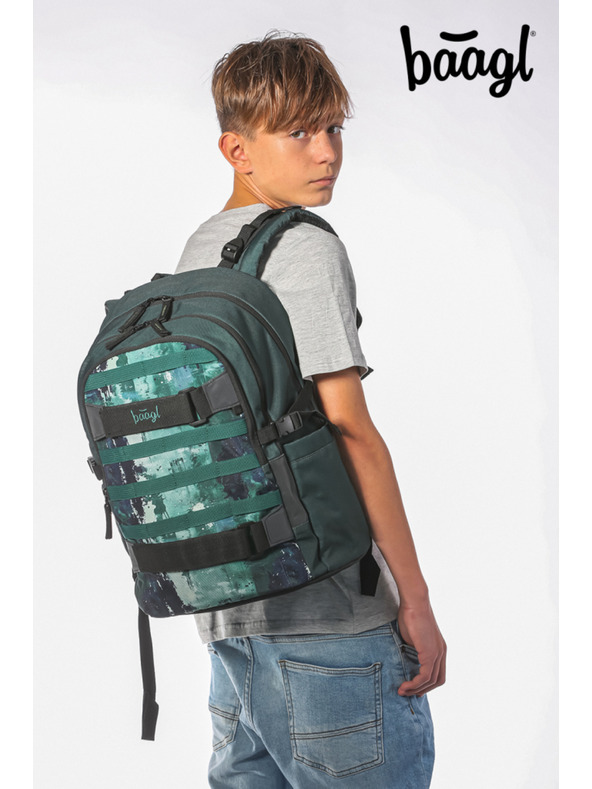 BAAGL  BAAGL Školský batoh Skate Forest