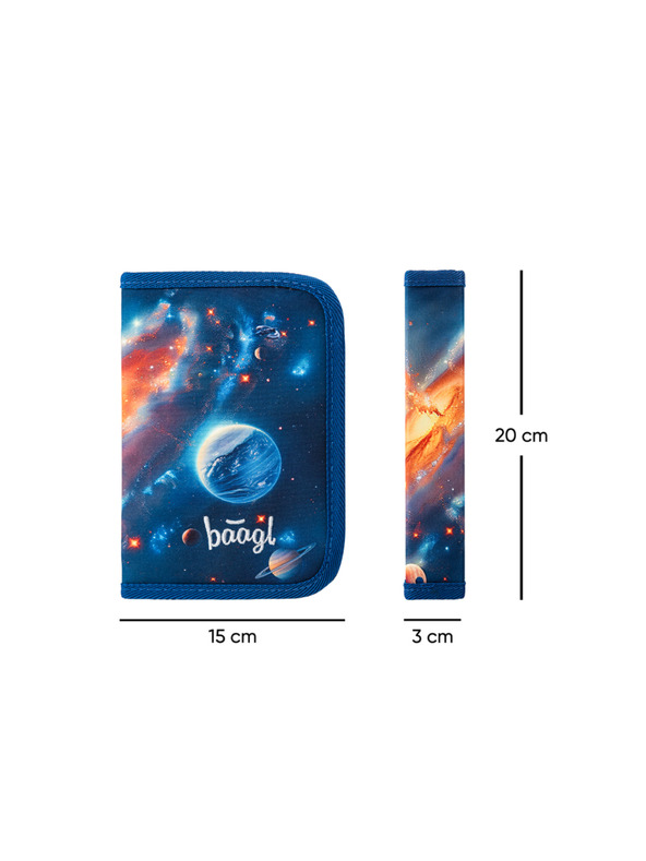 BAAGL  BAAGL SET 3 AIRY Vesmír: batoh, peračník, vrecko