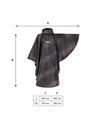BAAGL  BAAGL Outdoor pláštěnka pončo Láva veľ. XL (170 -190 cm)