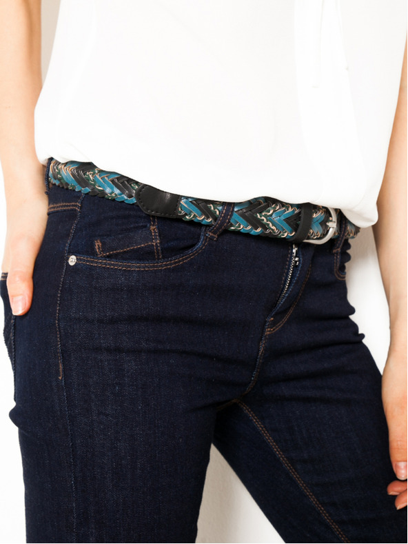 CAMAIEU Modro-čierny opasok CAMAIEU