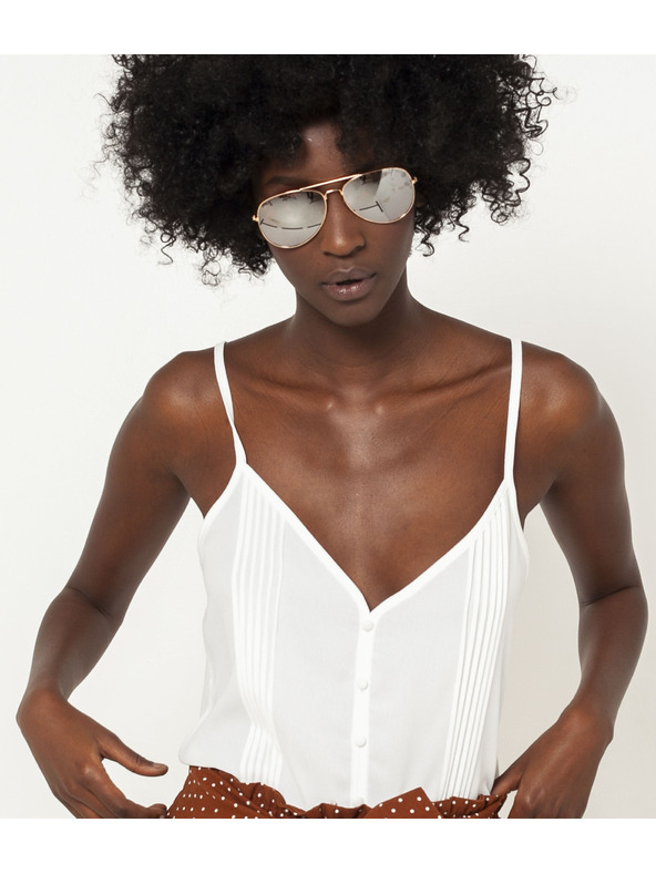 CAMAIEU Ružové pilot okuliare CAMAIEU