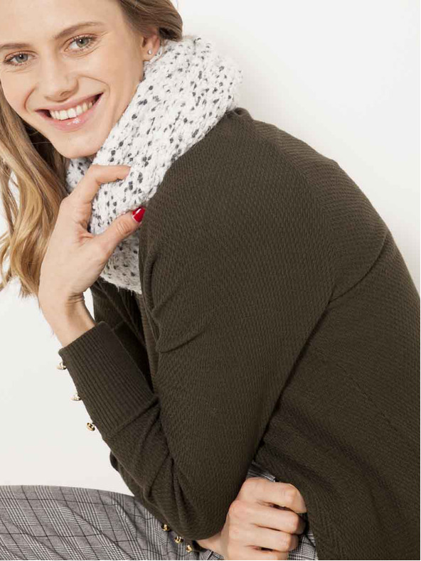 CAMAIEU Biela šála CAMAIEU