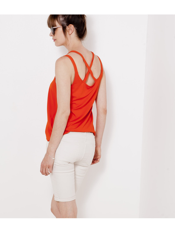 CAMAIEU Biele šortky CAMAIEU