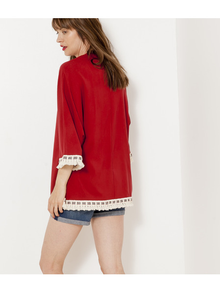 CAMAIEU Červené kimono CAMAIEU