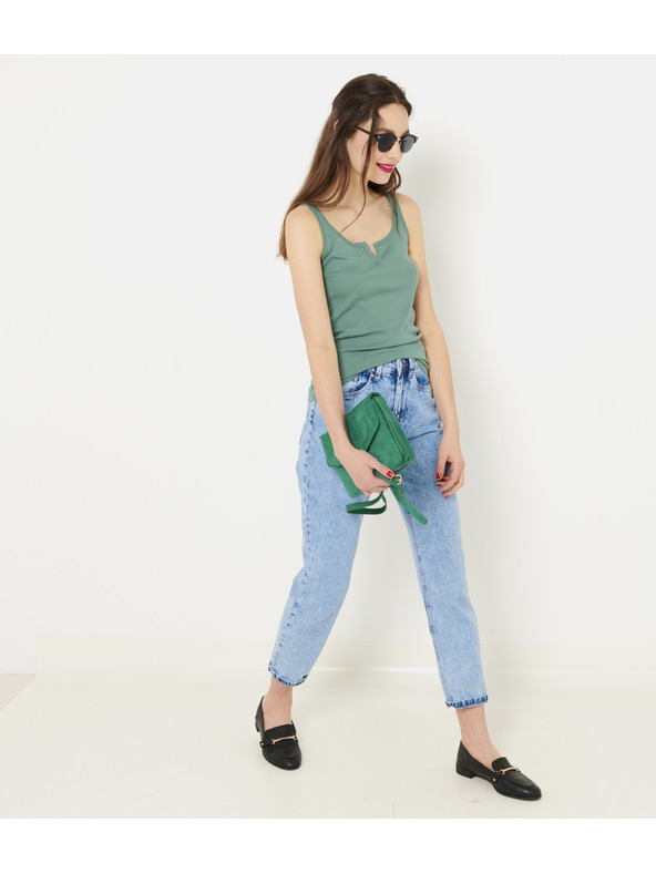 CAMAIEU Zelené tielko CAMAIEU