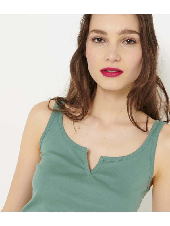 CAMAIEU Zelené tielko CAMAIEU