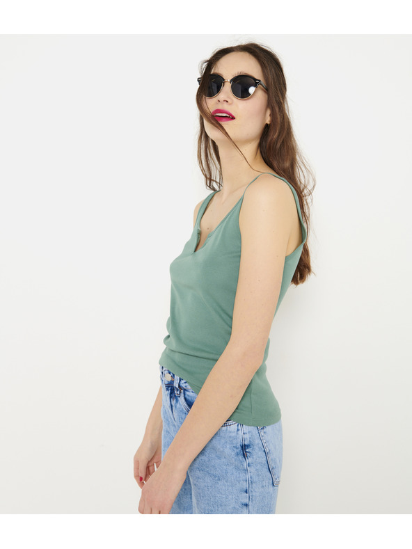 CAMAIEU Zelené tielko CAMAIEU