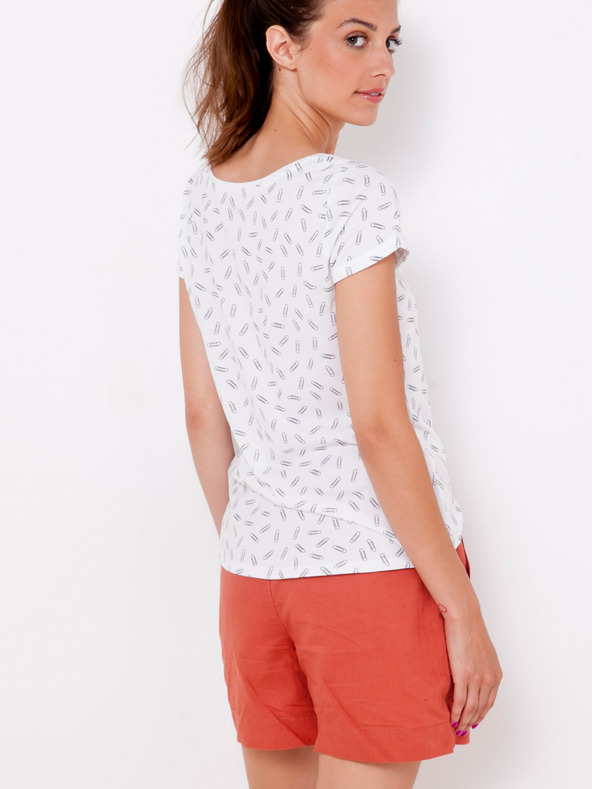 CAMAIEU Biele tričko CAMAIEU