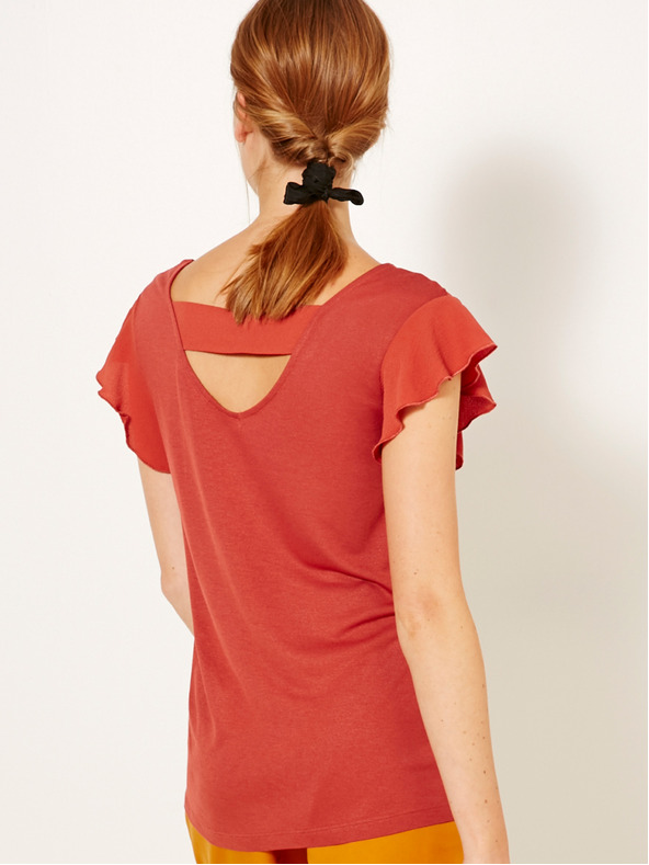 CAMAIEU Červený top CAMAIEU