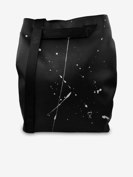Xiss Čierny dámsky vzorovaný batoh Xiss Splashed city black