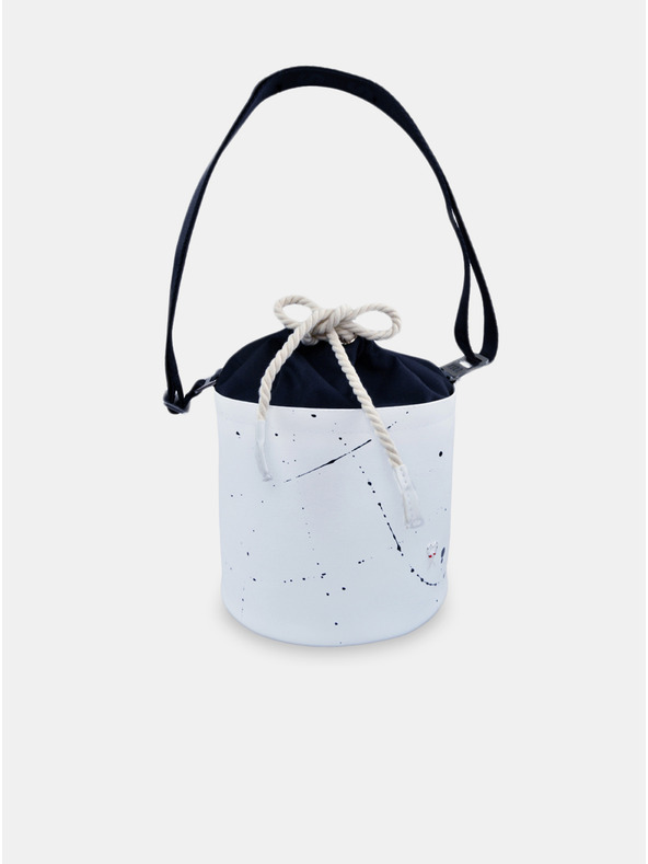 Xiss Biela dámska crossbody kabelka Kiss Mini White Splash