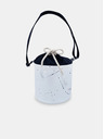 Xiss Biela dámska crossbody kabelka Kiss Mini White Splash