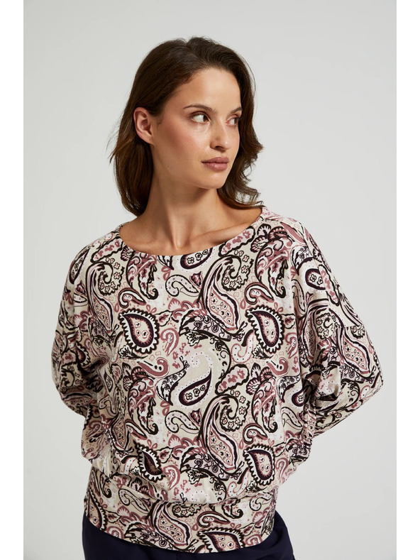 Moodo Svetlo béžový dámsky sveter