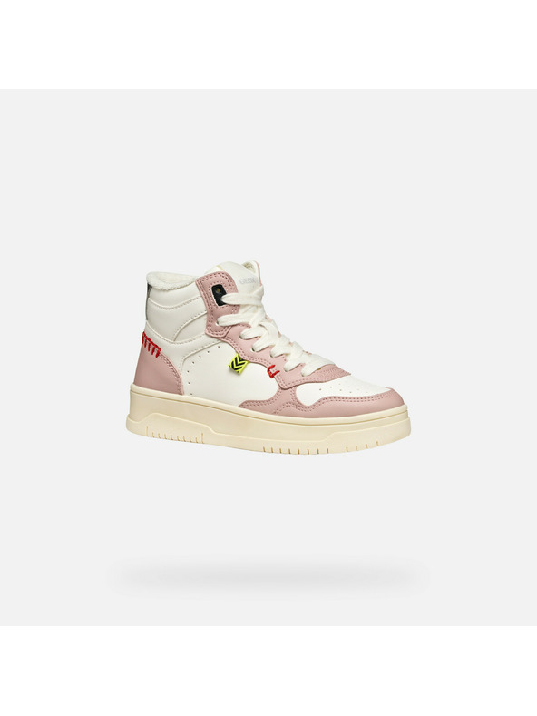 Geox Biele dievčenské tenisky Geox Lestrella