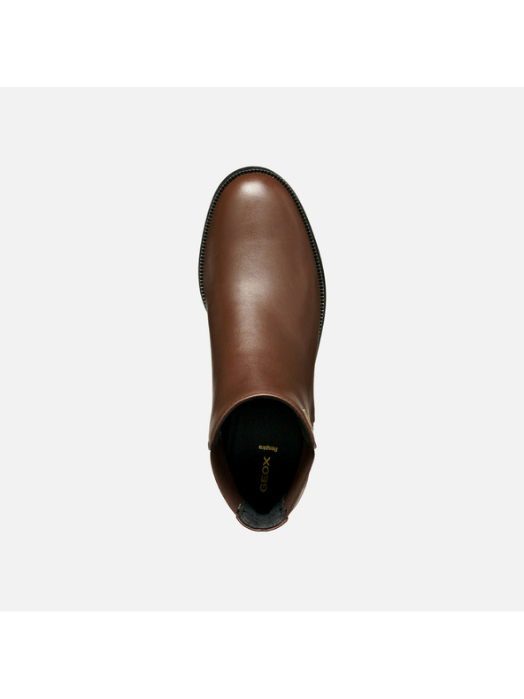 Geox Hnedá dámska členkové topánky Geox Camexia NP ABX