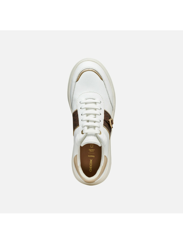Geox Biele dámske tenisky Geox Spherica Ecub-3