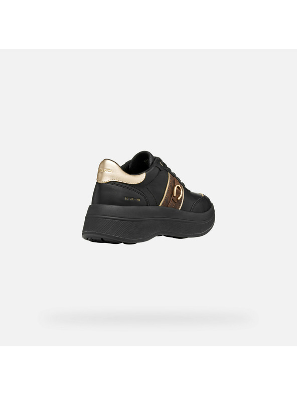 Geox Čierne dámske tenisky Geox Spherica Ecub-3