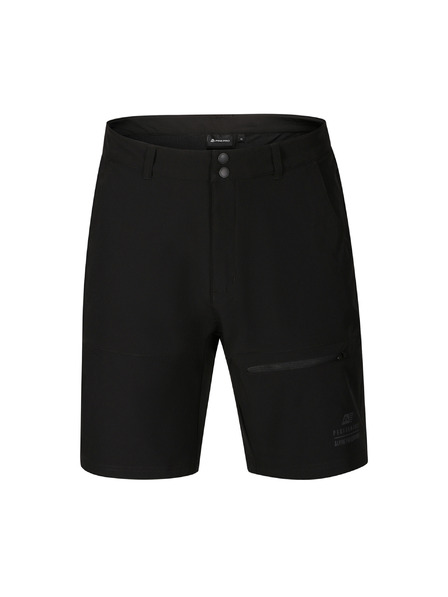 ALPINE PRO Pánske softshellové kraťasy s cool dry ALPINE PRO BAK black