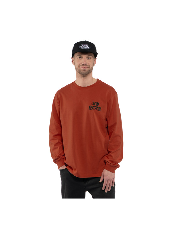 Horsefeathers Tričko Xerox červené HORSEFEATHERS