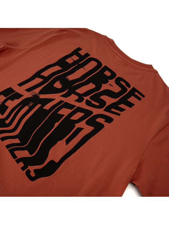 Horsefeathers Tričko Xerox červené HORSEFEATHERS