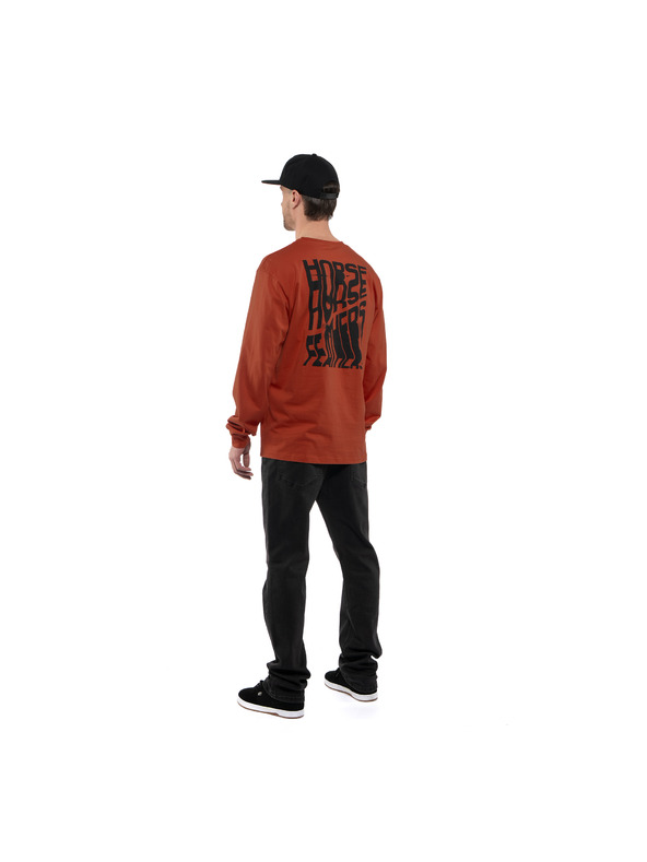 Horsefeathers Tričko Xerox červené HORSEFEATHERS