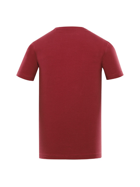 ALPINE PRO Pánske bavlnené tričko ALPINE PRO SUMEK merlot varianta pc