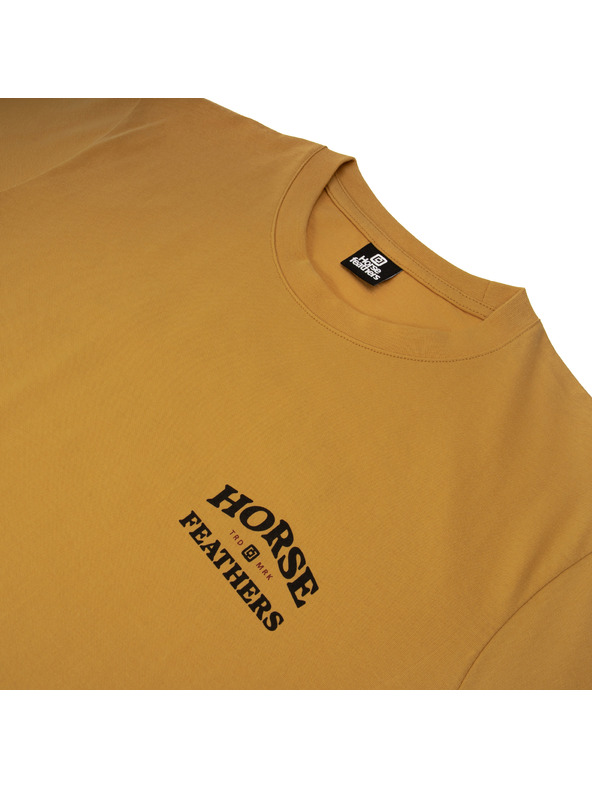 Horsefeathers Tričko Summit žlté HORSEFEATHERS